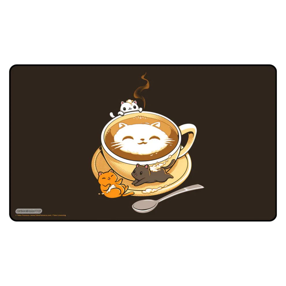 GamerMats: Playmat - Latte Cat