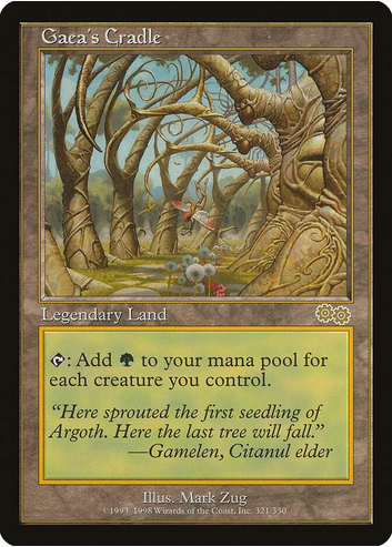 Gaea's Cradle (USG-R) Light Play