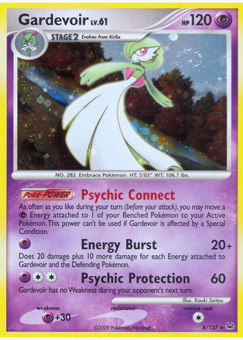 Gardevoir LV.61 - 008/127 (ASC) Rare Moderate Play Holofoil