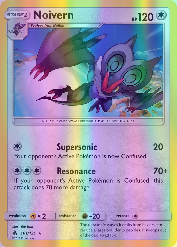 Noivern - 101/131 (FLI) Rare - Near Mint Reverse Holofoil