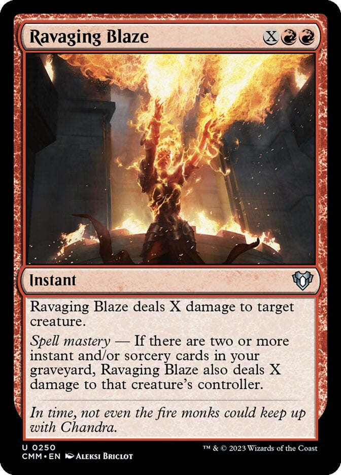 Ravaging Blaze [#0250] (CMM-U)