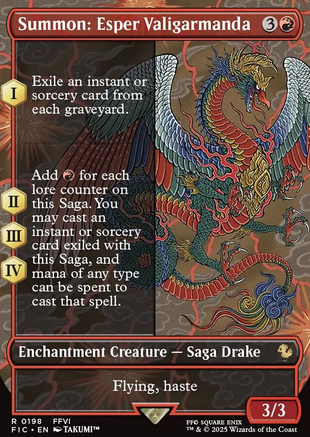 Summon: Esper Valigarmanda [ #0198 Borderless ] (FIC-R)