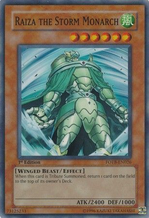 Raiza The Storm Monarch (FOTB-EN026) Super Rare - 1st Edition