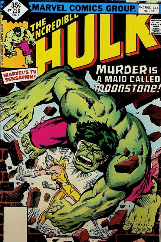 THE INCREDIBLE HULK (1968 Series) #228 (5.0) Whitman Copy