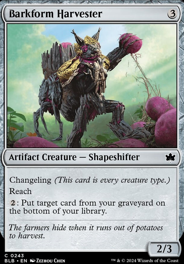 Barkform Harvester [#0243] (BLB-C-FOIL)