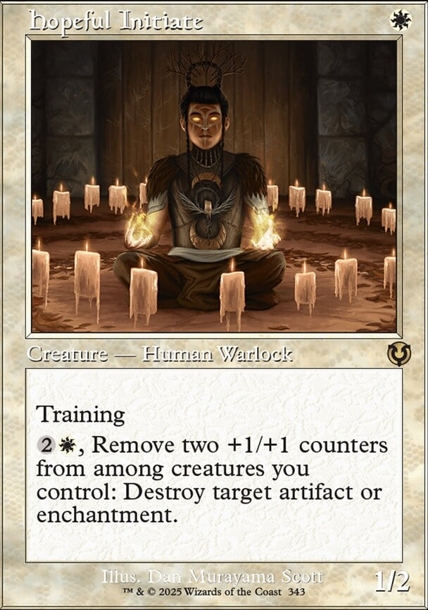 Hopeful Initiate [ #0343 Retro Frame ] (INR-R-FOIL)