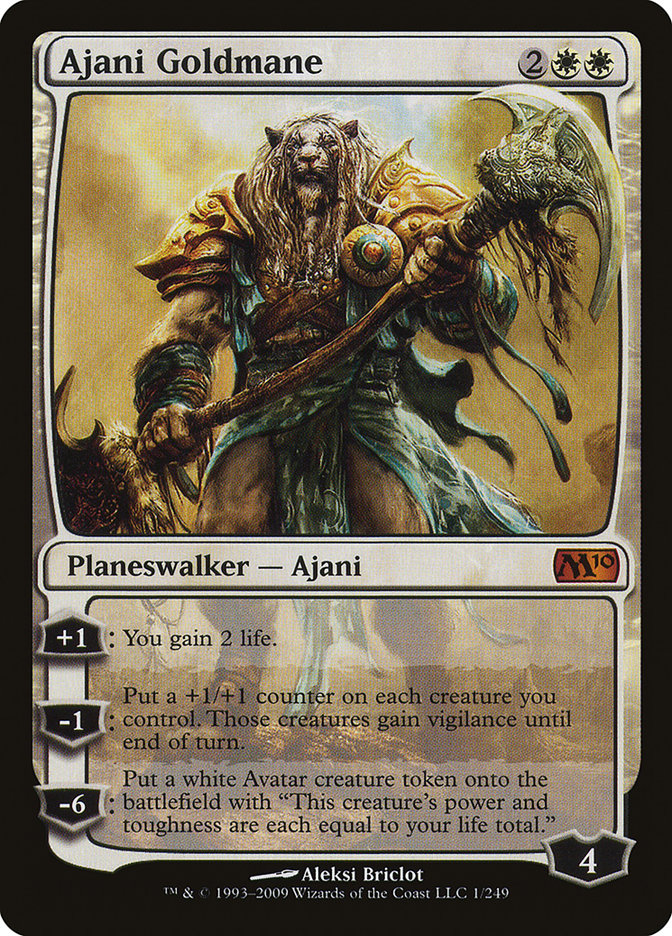 Ajani Goldmane (M10-M-FOIL)