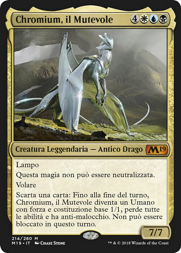 Chromium, the Mutable (M19-M-PRE) Italian