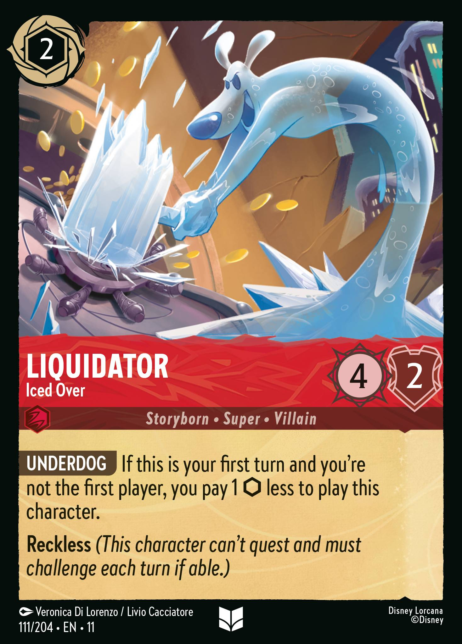 Liquidator - Iced Over (111/204 - Winterspell)  Uncommon