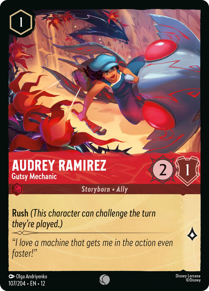 Audrey Ramirez - Gutsy Mechanic (107/204 - Wilds Unknown) Common