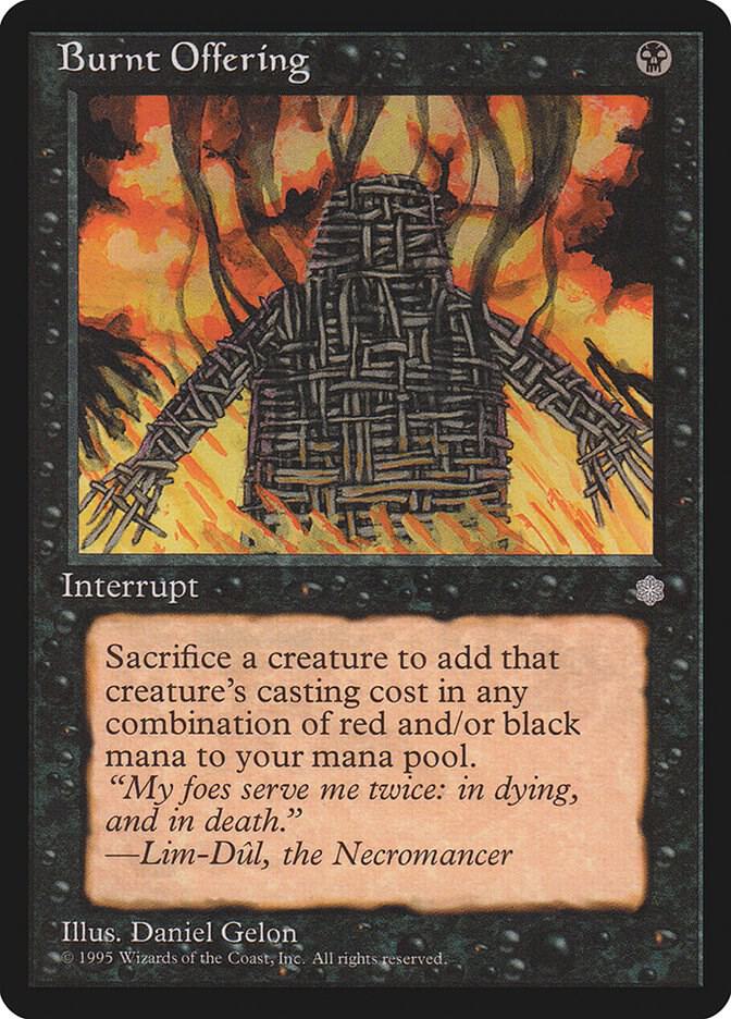 Burnt Offering (ICE-C) Lightly Played
