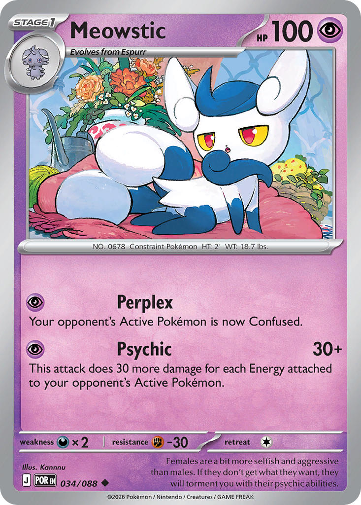 Meowstic - 034/088 (POR) Uncommon