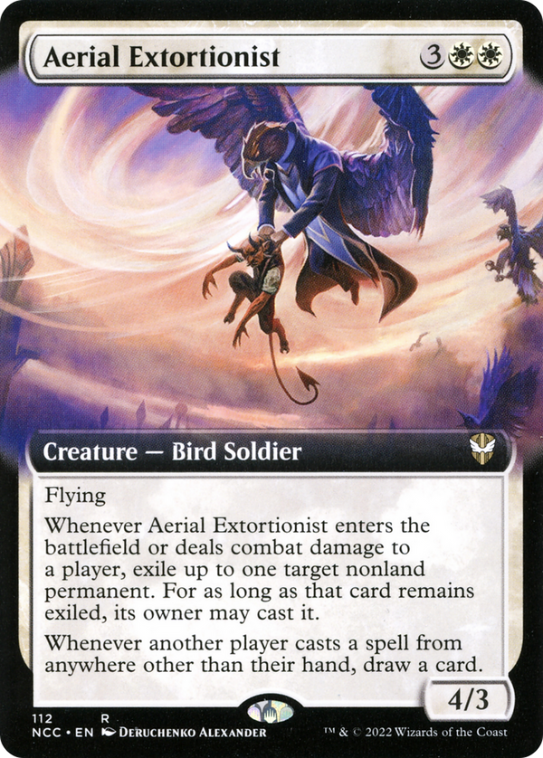 Aerial Extortionist [#112 Extended Art] (NCC-R-FOIL)