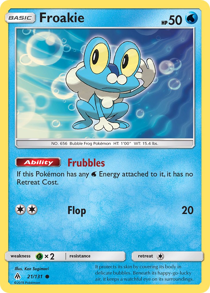 Froakie - 021/131 (FLI) Common - Near Mint