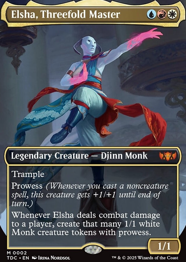 Elsha, Threefold Master [ #0002 Borderless ] (TDC-M)