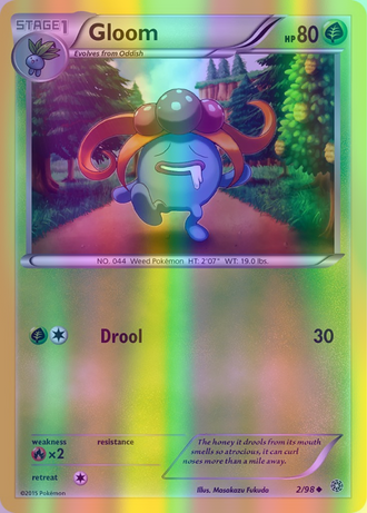 Gloom - 002/098 (AOR) Uncommon - Near Mint Reverse Holofoil