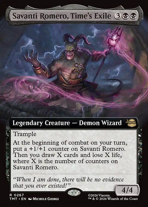 Savanti Romero, Time's Exile [ #0267 Extended Art ] (TMT-R)