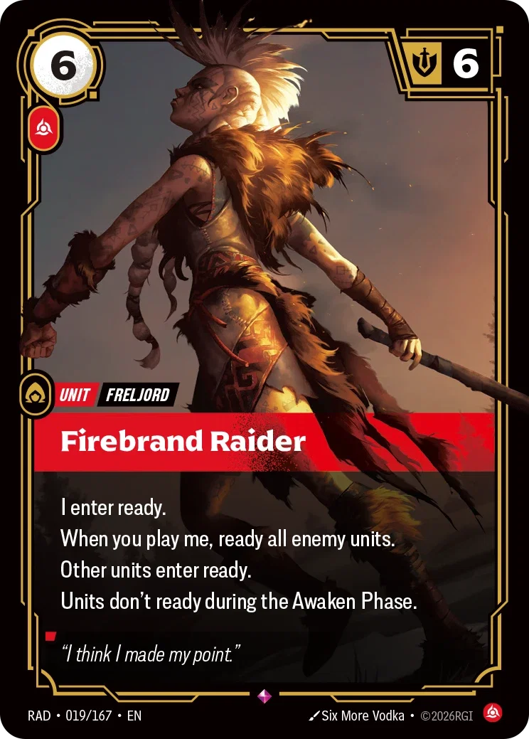 Firebrand Raider - 019/167 (RAD) Rare