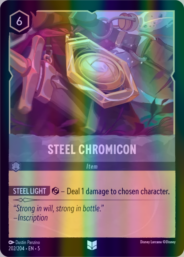 Steel Chromicon (Shimmering Skies 202/204) Uncommon - Near Mint Cold Foil