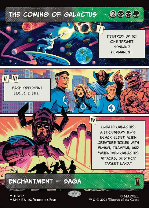 The Coming of Galactus [ #0307 Showcase Panel ] (MSH-M)