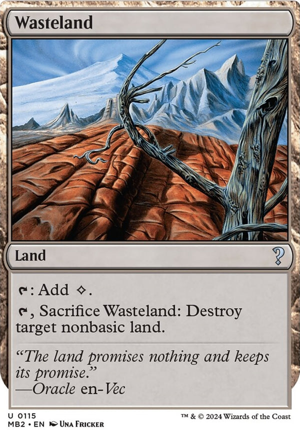 Wasteland [#0115 White-Border] (MB2-U)