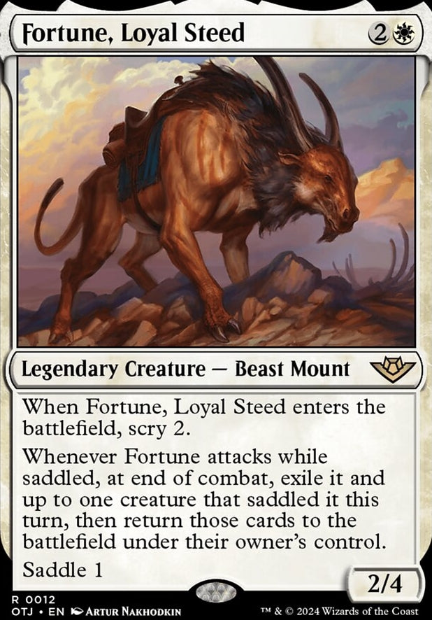 Fortune, Loyal Steed [#0012] (OTJ-R-FOIL)