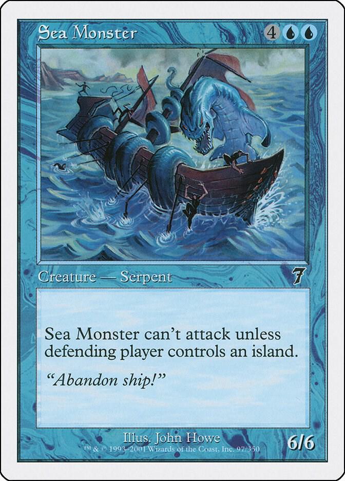 Sea Monster (7ED-C-FOIL)