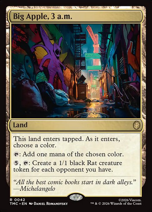 Big Apple, 3 a.m. [ #0042 Surge Foil ] (TMC-R)