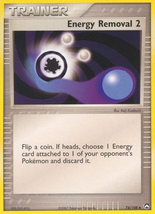 Energy Removal 2 (PK 74/108) Uncommon - Near Mint Reverse Holofoil