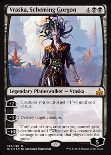 Vraska, Scheming Gorgon [#197] (RIX-M-PD)