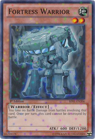 Fortress Warrior (Starfoil) (BP01-EN206) Starfoil Rare - Near Mint 1st Edition