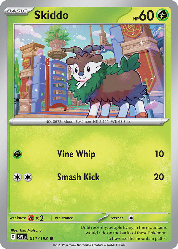 Skiddo - 011/198 (SV1) Common - Near Mint