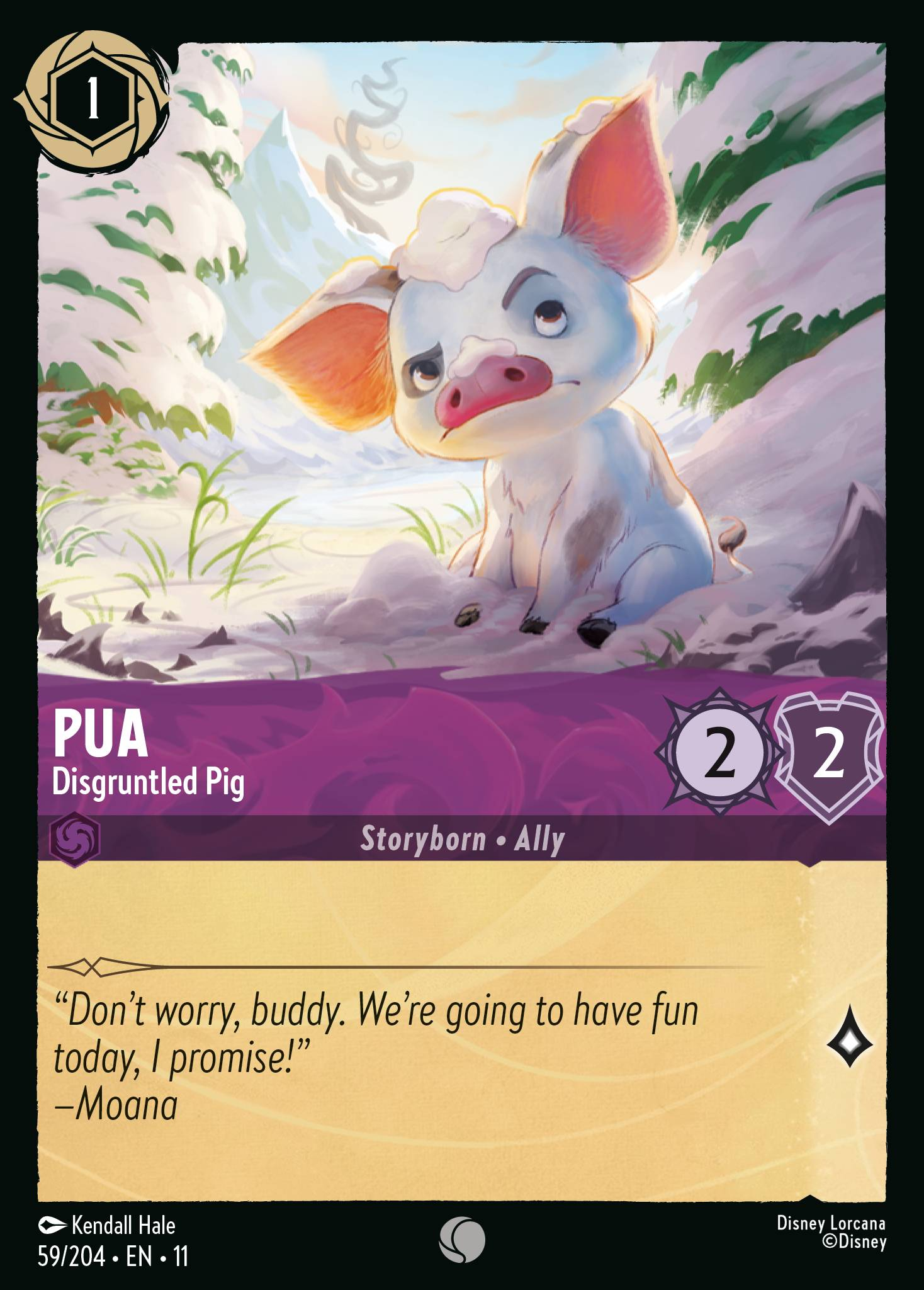 Pua - Disgruntled Pig (059/204 - Winterspell)  Common