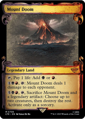 Mount Doom [#0709 Showcase Scrolls] (LTR-M-FOIL)