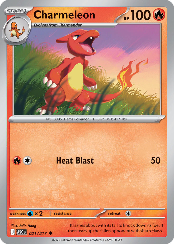 Charmeleon - 021/217 (ASC) Uncommon
