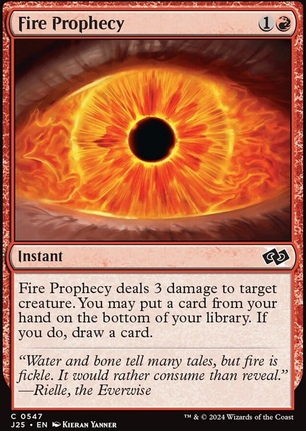 Fire Prophecy [#0547] (J25-C)