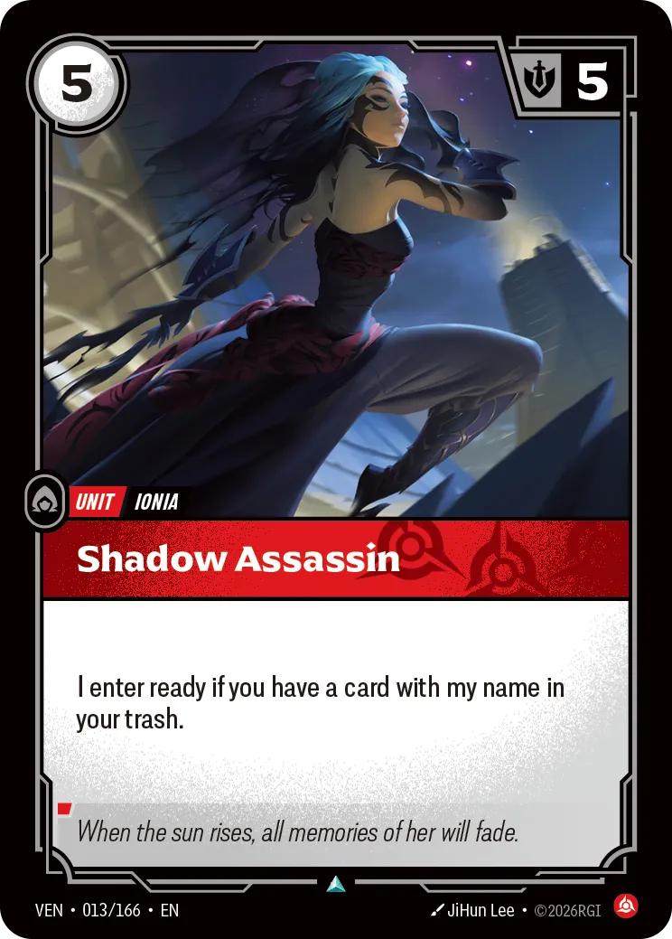 Shadow Assassin - 013/166 (VEN) Uncommon