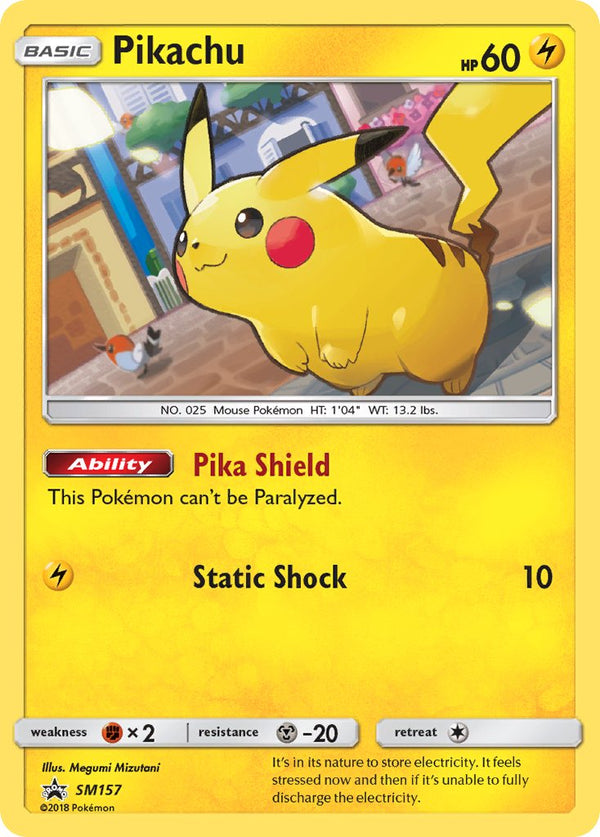 Pikachu - SM157 (SM:PR) Promo - Near Mint Holofoil