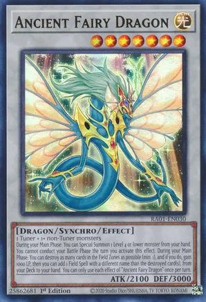 Ancient Fairy Dragon (RA01-EN030) Ultra Rare - Near Mint 1st Edition