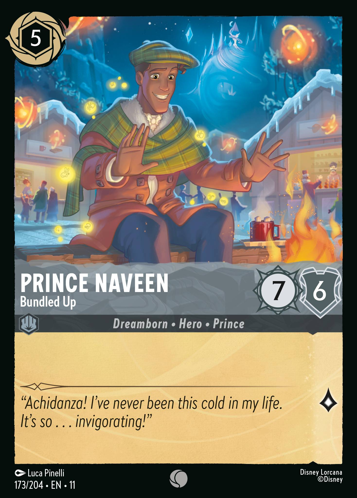 Prince Naveen - Bundled Up (173/204 - Winterspell)  Common