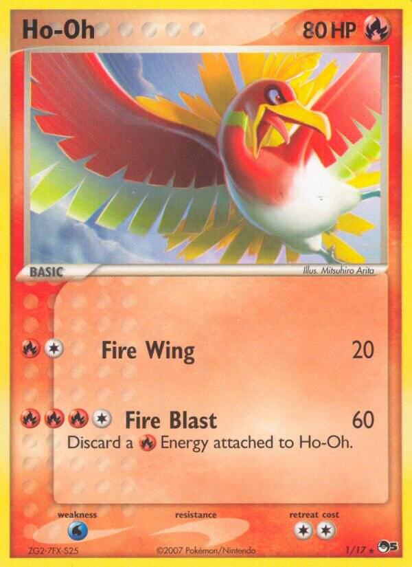 Ho-Oh - 1/17 (POP) Holofoil - Moderate Play
