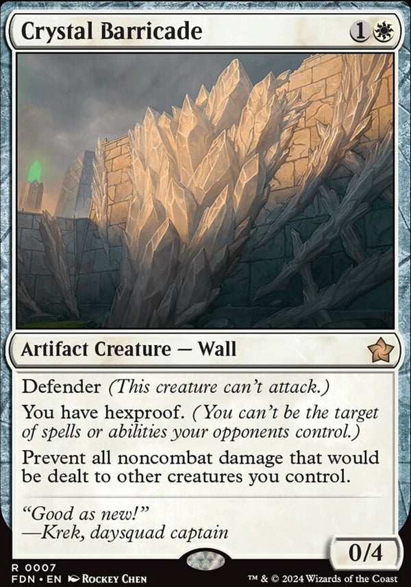 Crystal Barricade [#0007] (FDN-R-FOIL)