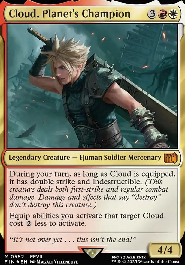 Cloud, Planet's Champion [ #0552 Starter Kit ] (FIN-M)