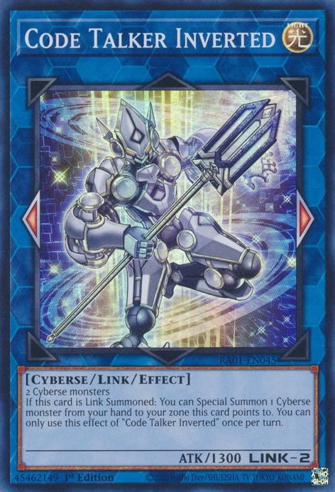 Code Talker Inverted (RA01-EN045) Secret Rare - Near Mint 1st Edition