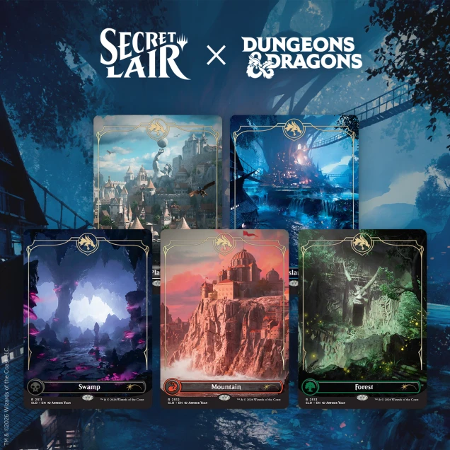 MTG: Secret Lair x Dungeons & Dragons: Lands of the Forgotten Realms