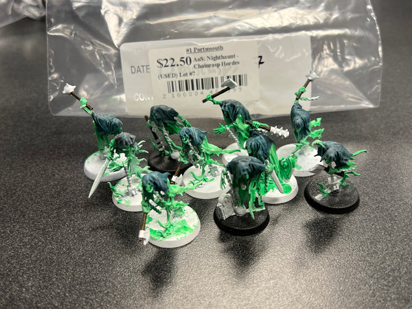 AoS: Nighthaunt - Chainrasp Hordes (USED) Lot #7