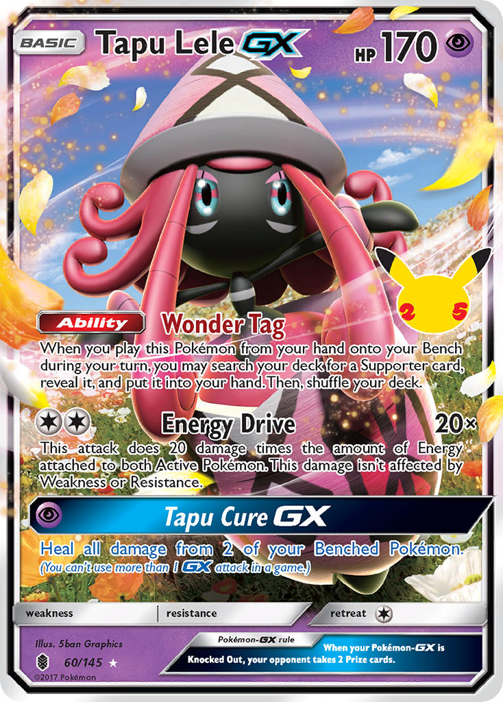 Tapu Lele GX - 60/145 (CLB:CC) Classic Collection - Near Mint Holofoil