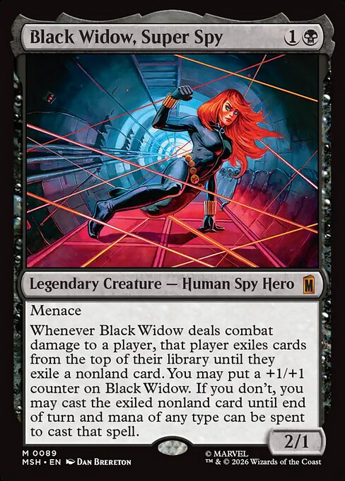 Black Widow, Super Spy [ #0089 ] (MSH-M)