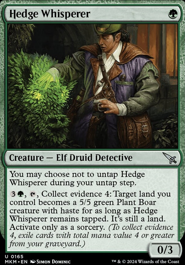 Hedge Whisperer [#0165] (MKM-U-FOIL)