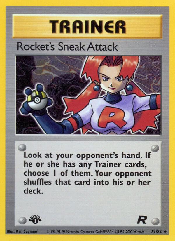 Rocket's Sneak Attack - 72/82 (TR) Rare - Heavy Play Unlimited